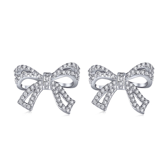 [Marin Jewelry]Dainty Bow Shape Earrings