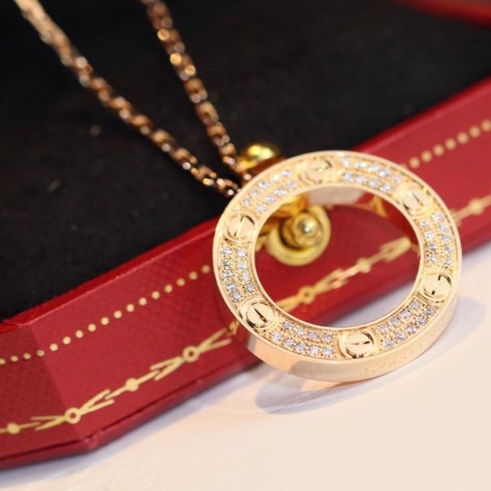 [Marin]COLLIER AMOUR RÉGLABLE OR ROSE