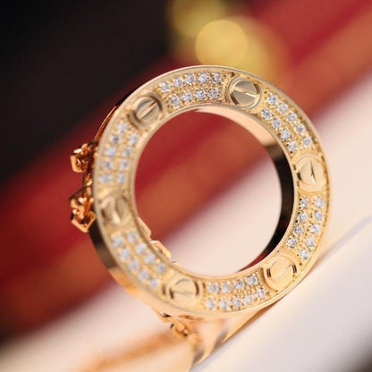 [Marin]LOVE NECKLACE ADJUSTABLE ROSE GOLD
