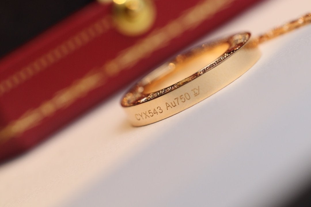 [Marin]LOVE NECKLACE ADJUSTABLE ROSE GOLD