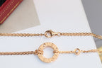 [Marin]COLLIER LOVE AJUSTABLE OR ROSE 2 DIAMANTS