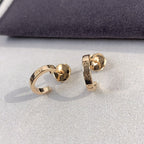 [Marin]LOVE EARRINGS 2.65MM PINK GOLD