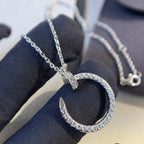 [Marin]JUSTE NECKLACE SILVER DIAMONDS