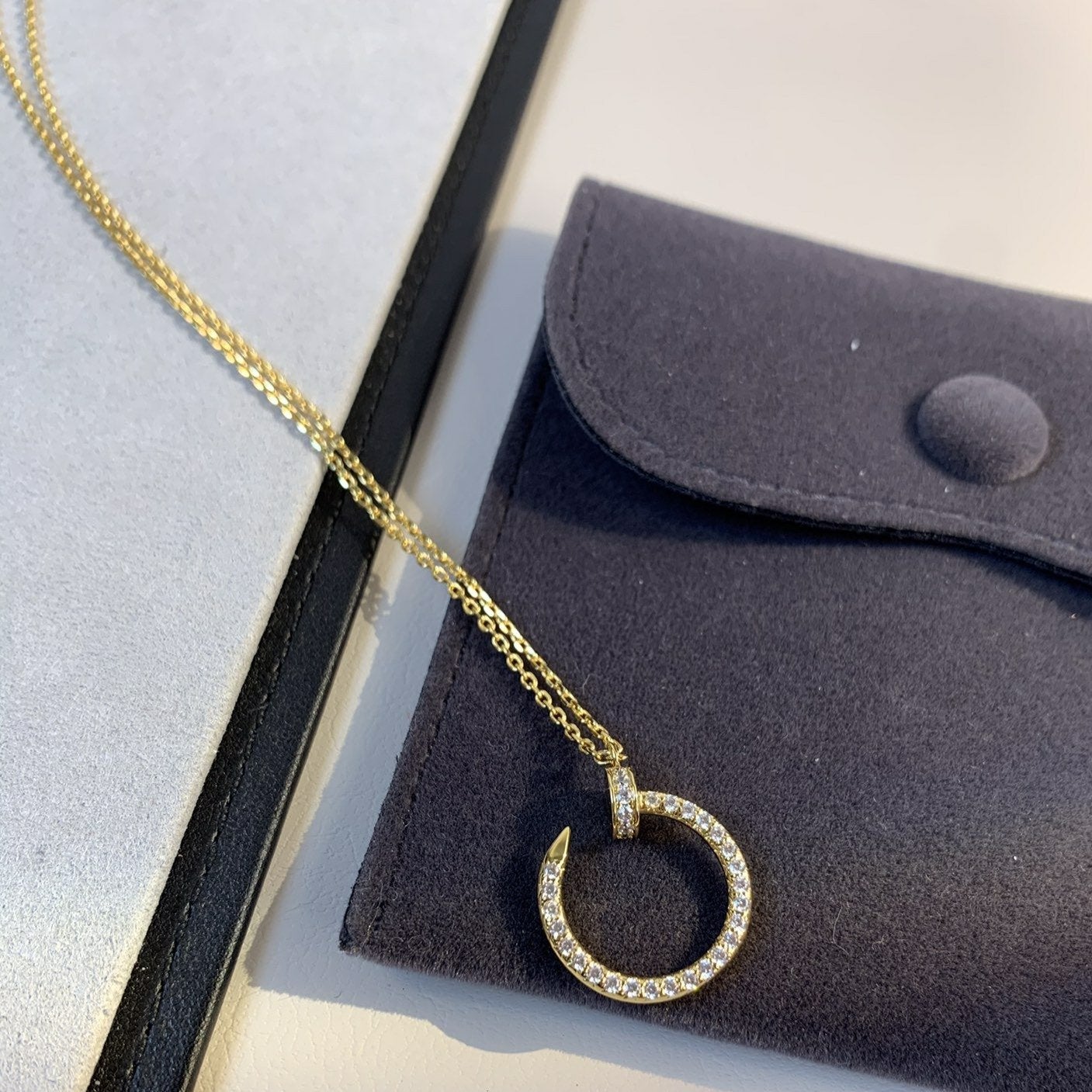 [Marin]JUSTE UN CLOU COLLIER OR DIAMANTS
