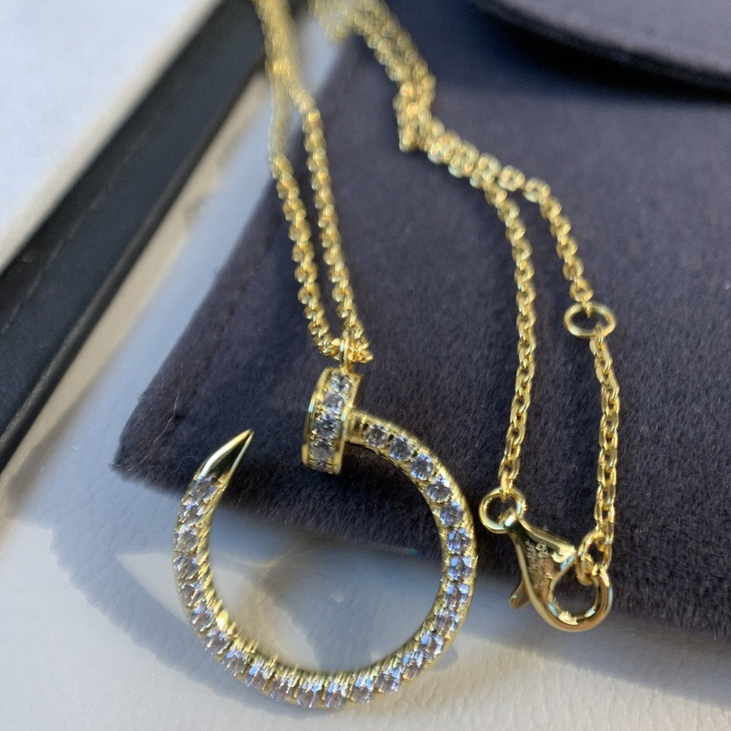 [Marin]JUSTE UN CLOU COLLIER OR DIAMANTS