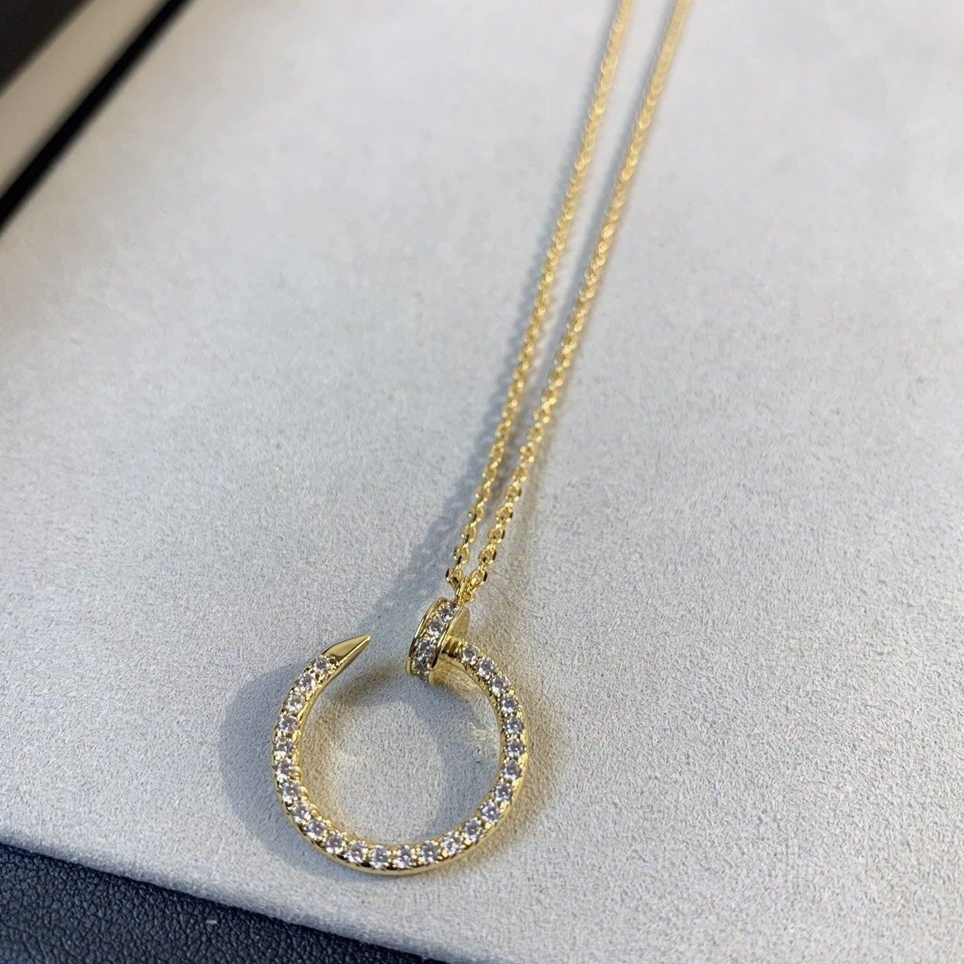 [Marin]JUSTE UN CLOU COLLIER OR DIAMANTS