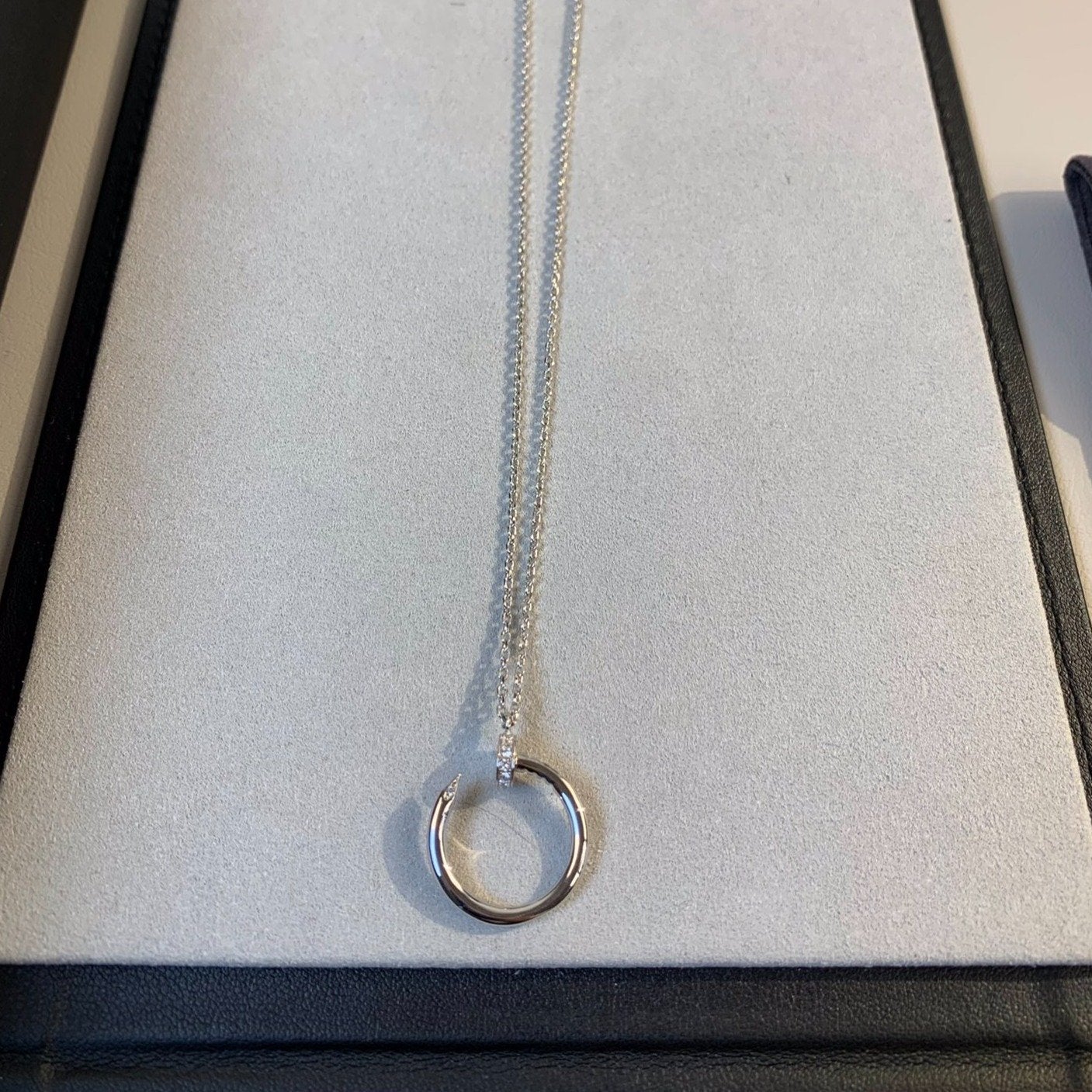 [Marin-Jewelry]JUSTE NECKLACE SILVER