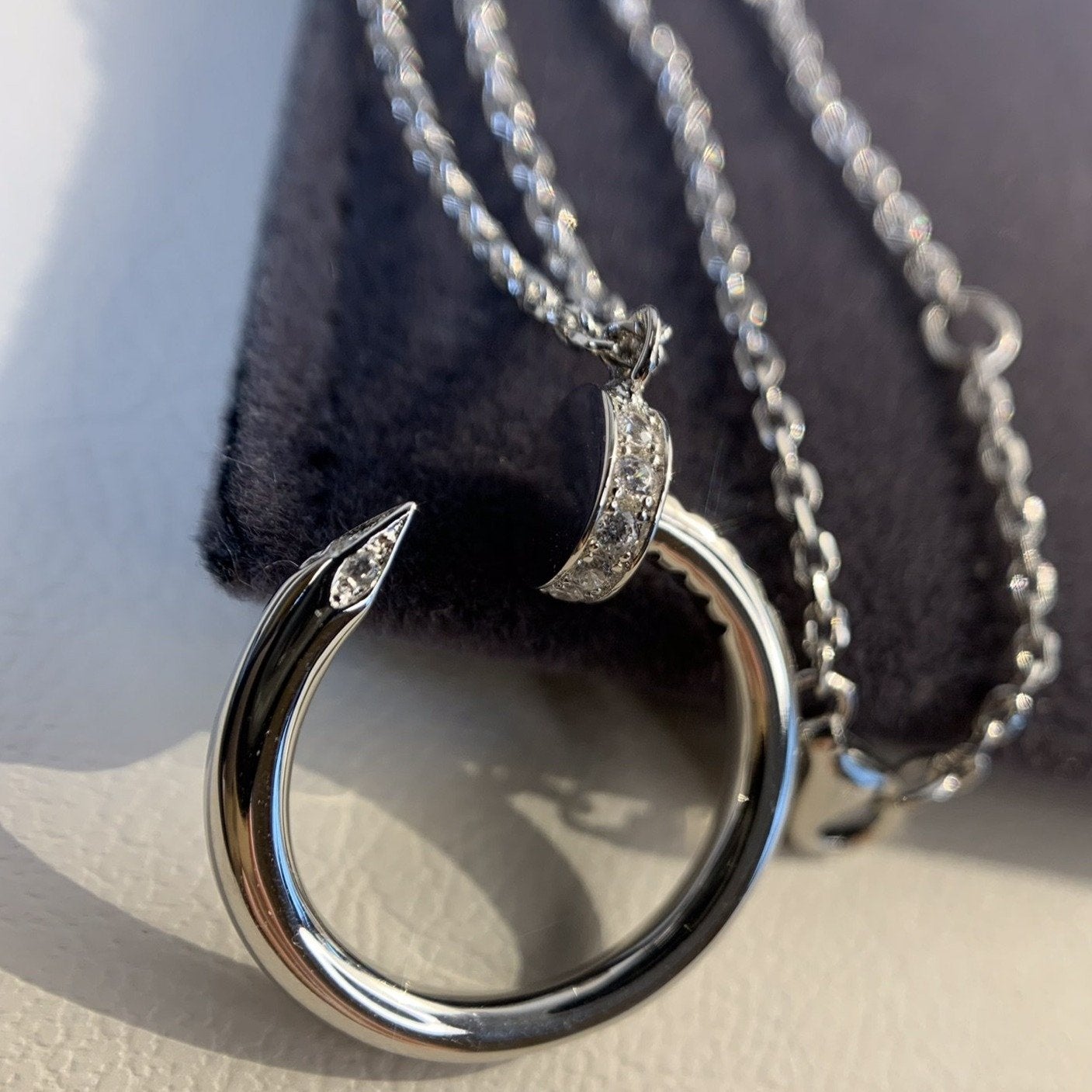 [Marin]JUSTE UN CLOU COLLIER ARGENT