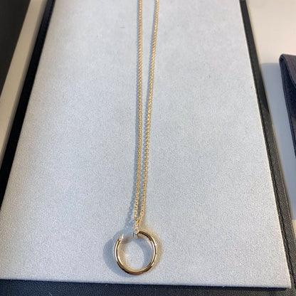 [Marin-Jewelry]JUSTE NECKLACE PINK GOLD