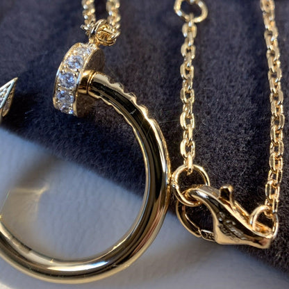 [Marin-Jewelry]JUSTE NECKLACE PINK GOLD