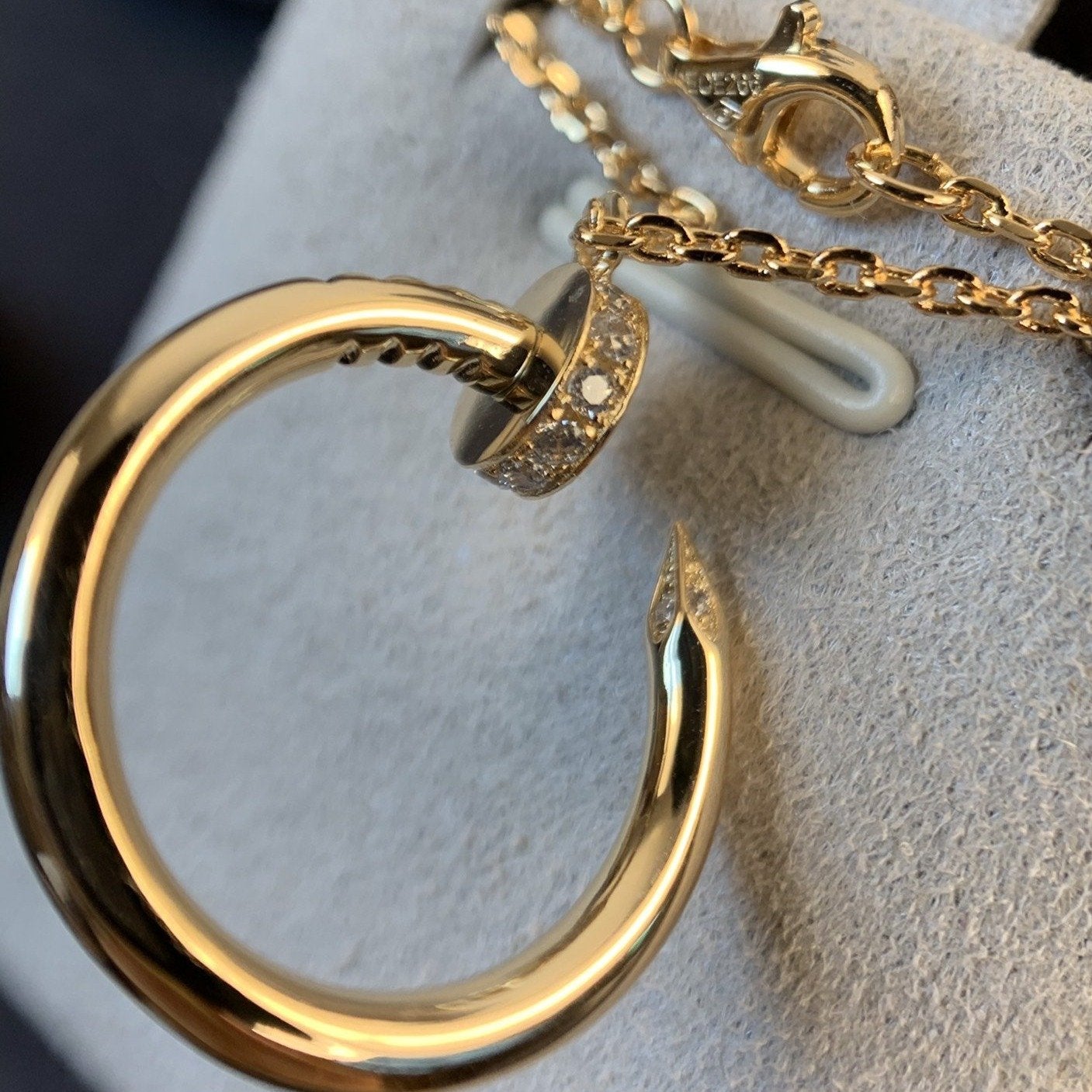 [Marin-Jewelry]JUSTE NECKLACE PINK GOLD