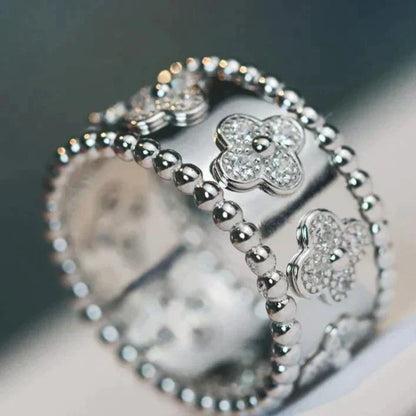 [Marin-Jewelry]CLOVER KALEIDOSCOPE RING 10MM