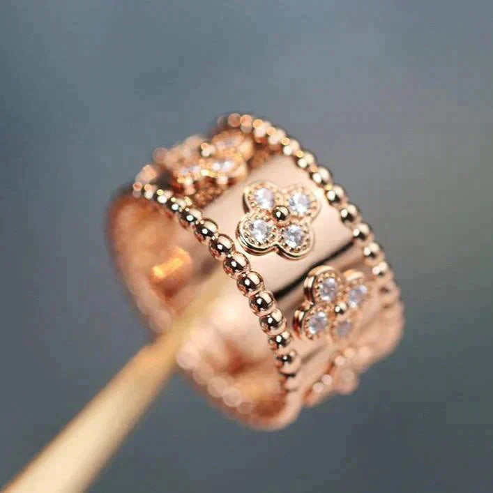 [Marin-Jewelry]CLOVER KALEIDOSCOPE RING 10MM