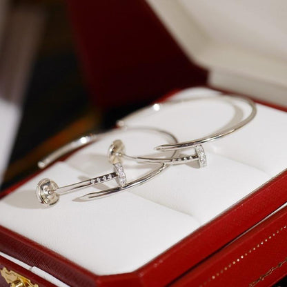[Marin-Jewelry]JUSTE EARRINGS DIAMONDS 1.8MM
