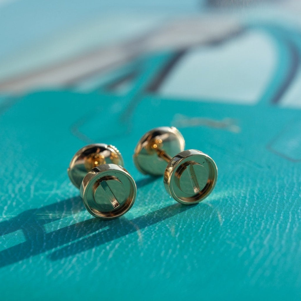 [Marin]LOVE EARRINGS PINK GOLD 10MM