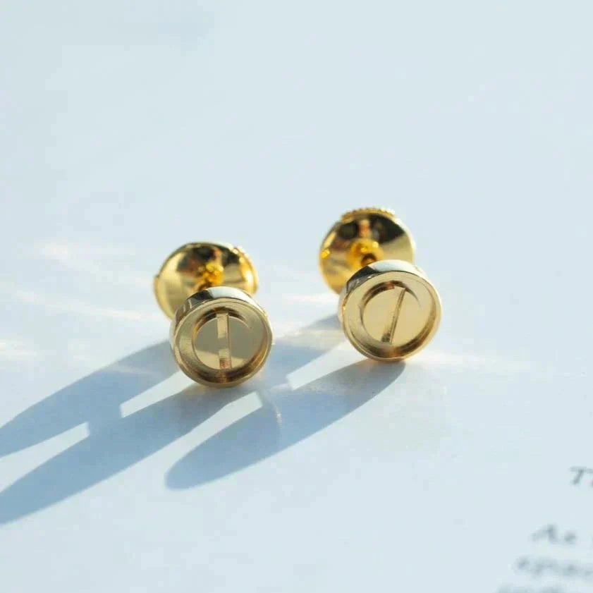 [Marin]LOVE EARRINGS GOLD 10MM