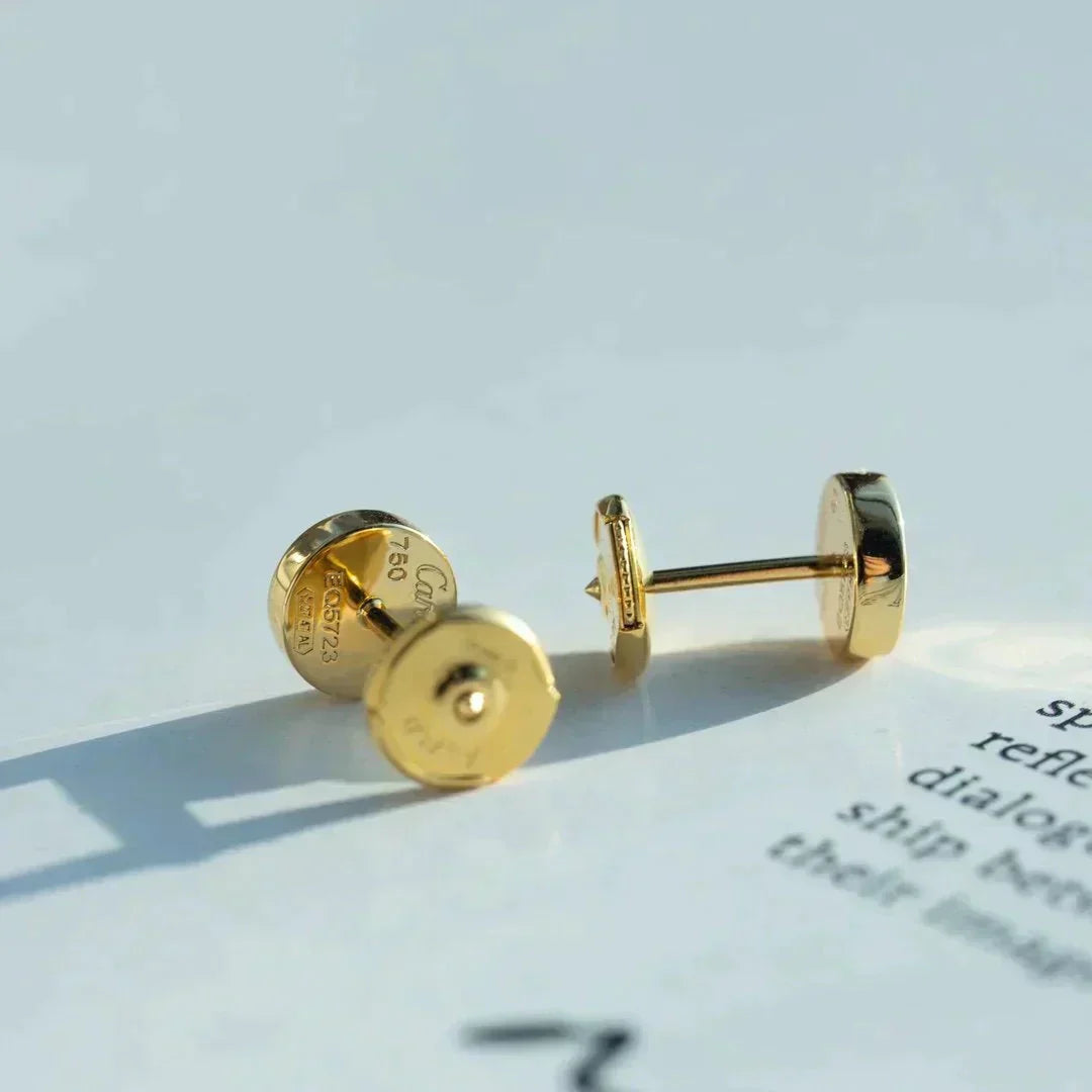 [Marin-Jewelry]LOVE EARRINGS GOLD 10MM