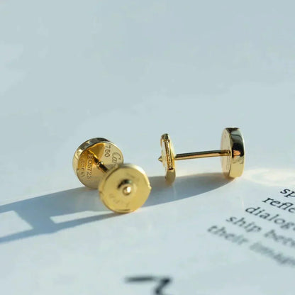 [Marin-Jewelry]LOVE EARRINGS GOLD 10MM