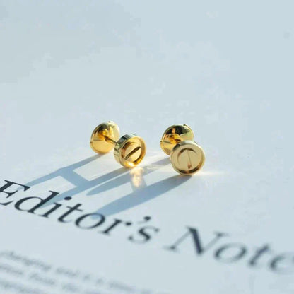[Marin]LOVE EARRINGS GOLD 10MM