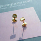 [Marin]LOVE EARRINGS GOLD 10MM