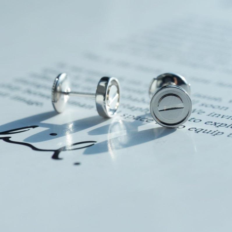 [Marin]LOVE EARRINGS SILVER 10MM