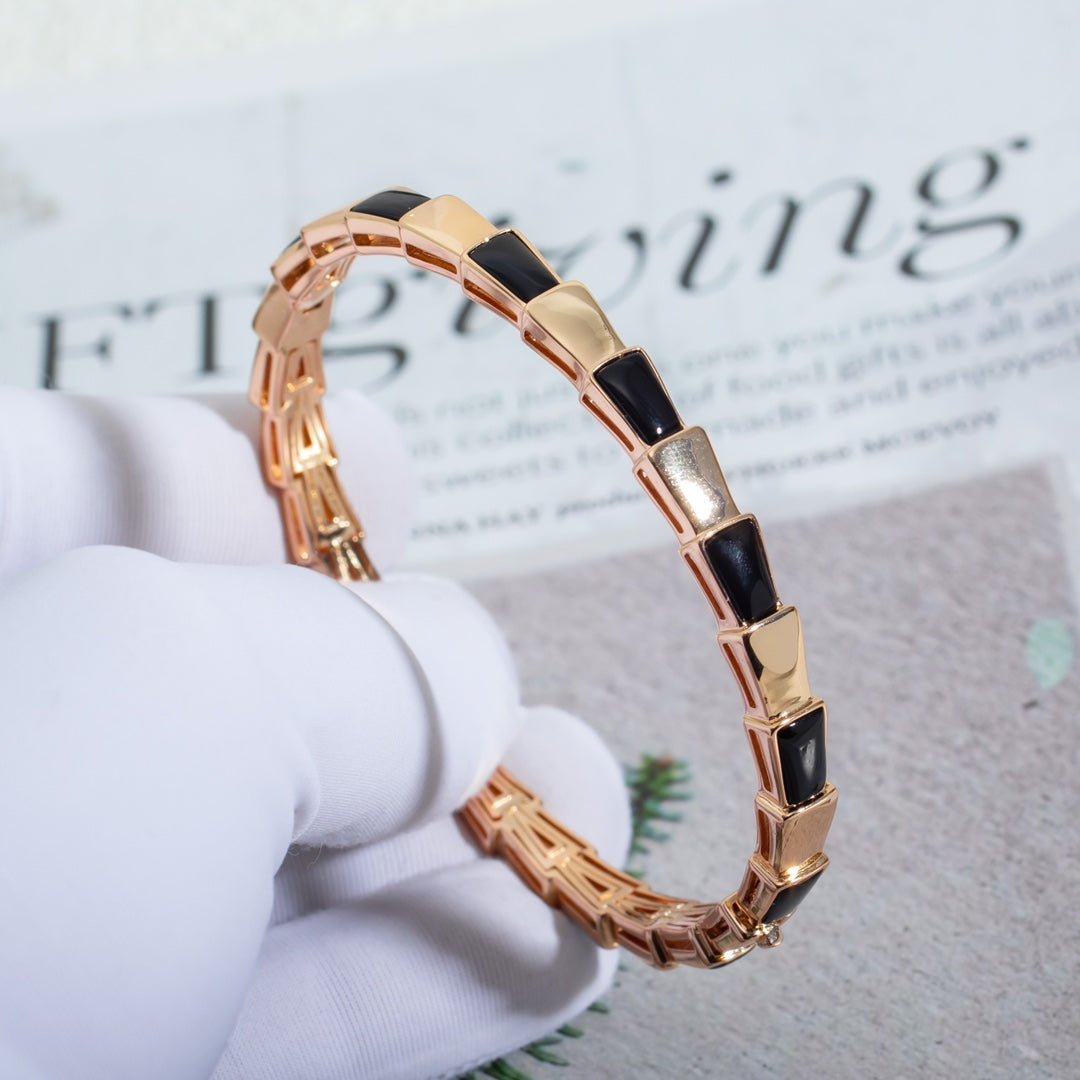 [Marin]SERPENTI BRACELET PINK GOLD ONYX