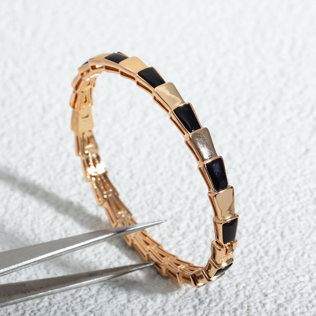 [Marin]SERPENTI BRACELET PINK GOLD ONYX