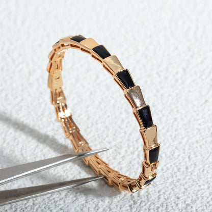 [Marin]SERPENTI BRACELET PINK GOLD ONYX