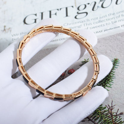 [Marin]SERPENTI BRACELET PINK GOLD ONYX