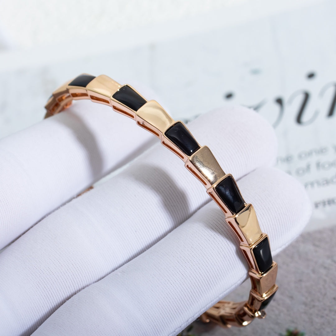 [Marin]SERPENTI BRACELET PINK GOLD ONYX