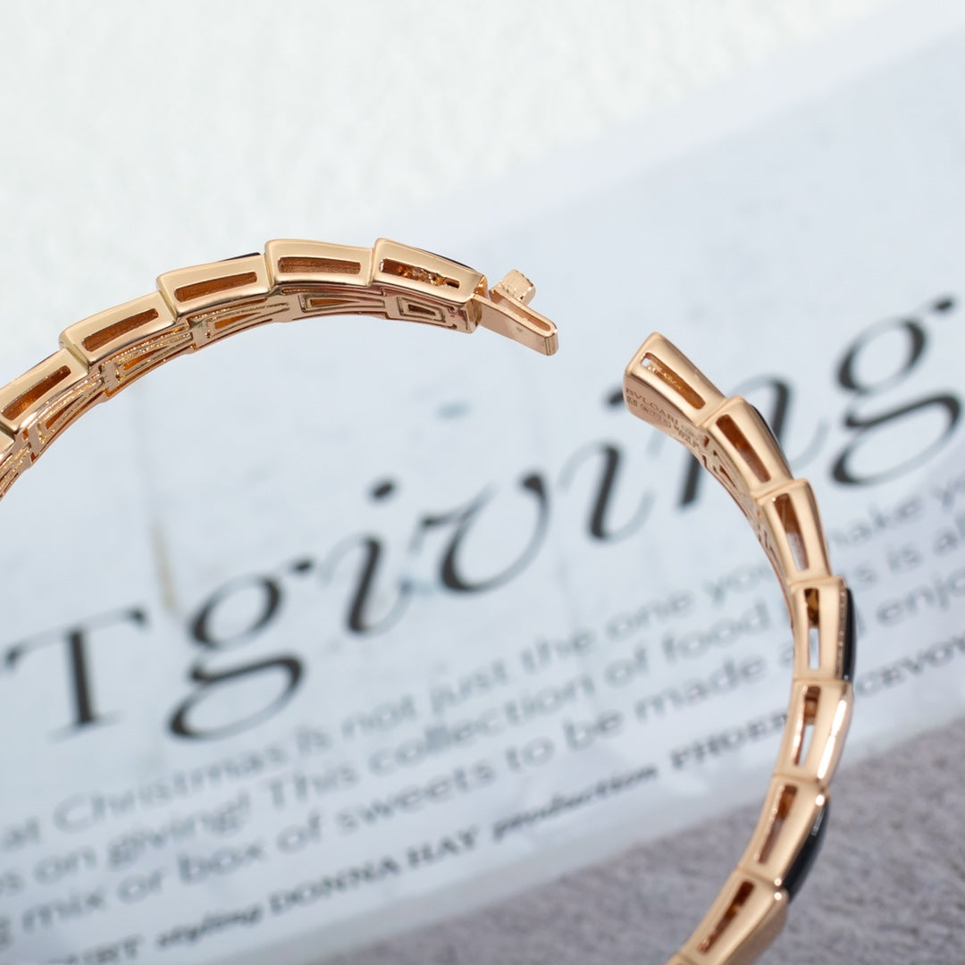 [Marin]SERPENTI BRACELET PINK GOLD ONYX