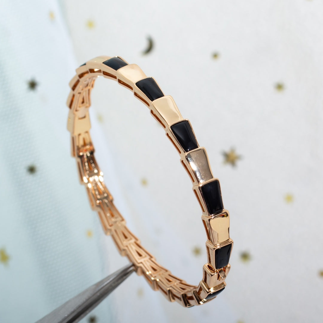 [Marin]SERPENTI BRACELET PINK GOLD ONYX