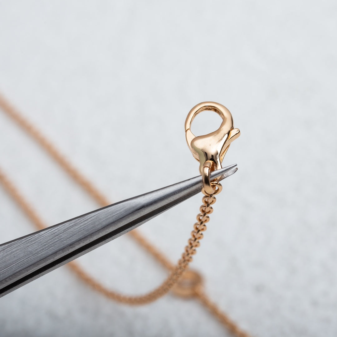 [Marin]PARENTESI NECKLACE PINK GOLD