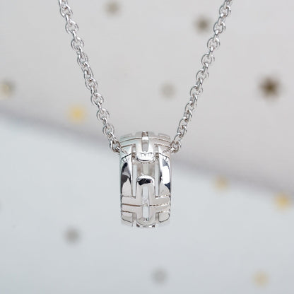 [Marin]PARENTESI NECKLACE SILVER