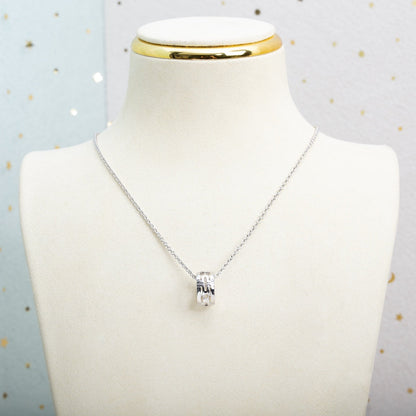 [Marin]PARENTESI NECKLACE SILVER