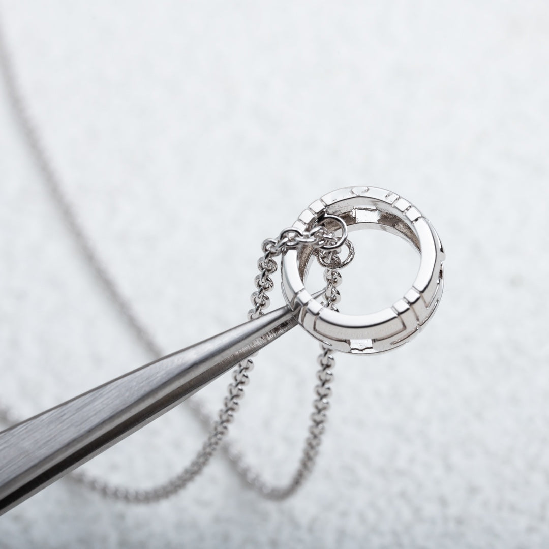 [Marin]PARENTESI NECKLACE SILVER