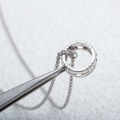 [Marin]PARENTESI NECKLACE SILVER