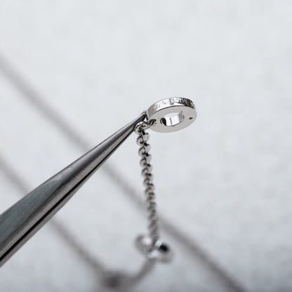 [Marin]PARENTESI NECKLACE SILVER
