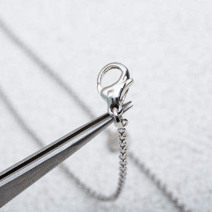 [Marin]PARENTESI NECKLACE SILVER