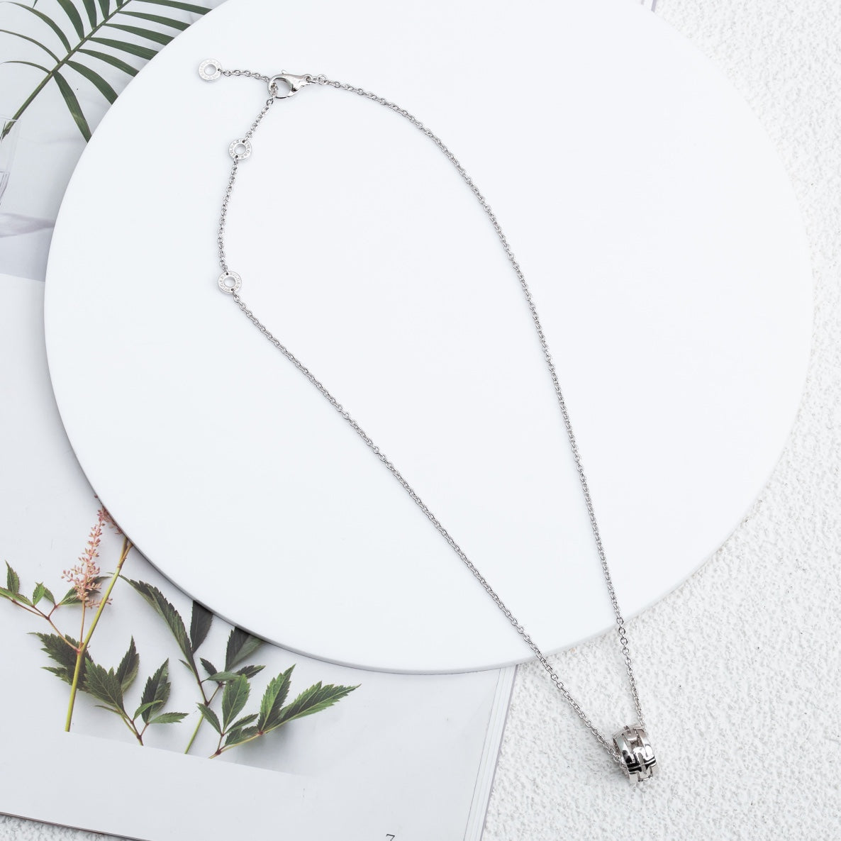 [Marin]PARENTESI NECKLACE SILVER