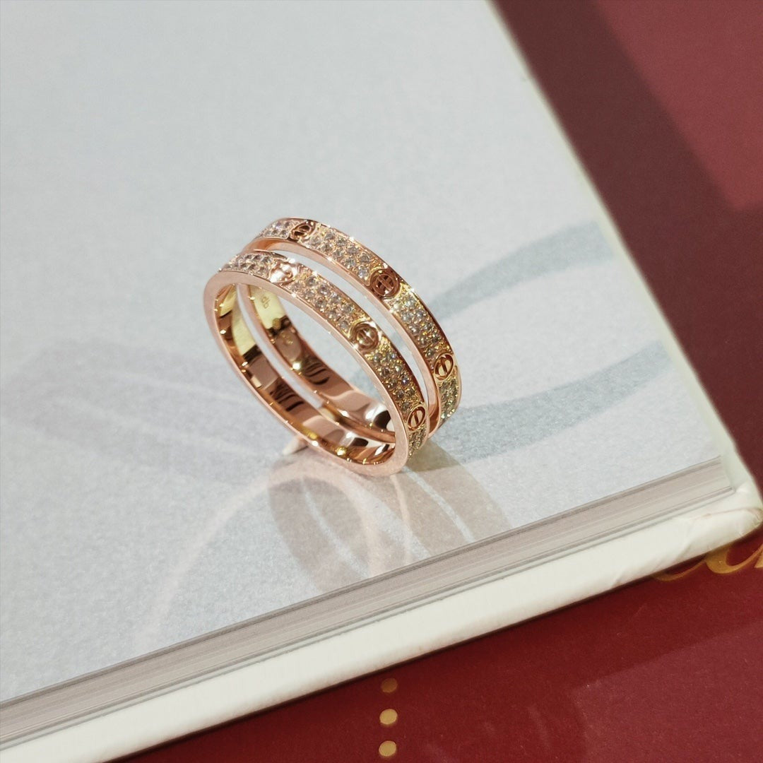 [Marin]LOVE RING 2.65MM DIAMOND