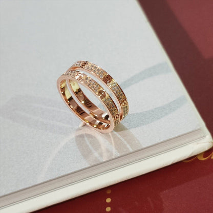 [Marin-Jewelry]LOVE RING 2.65MM DIAMOND