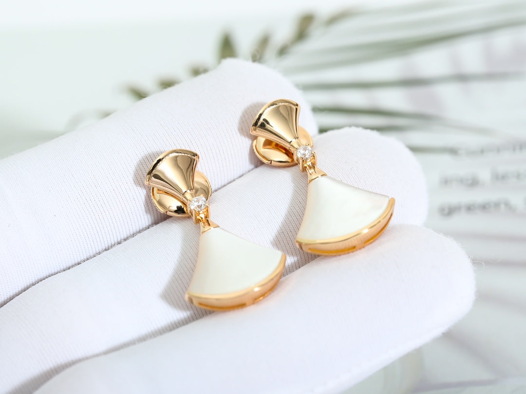 [Marin]DREAM MOP PINK GOLD EARRINGS