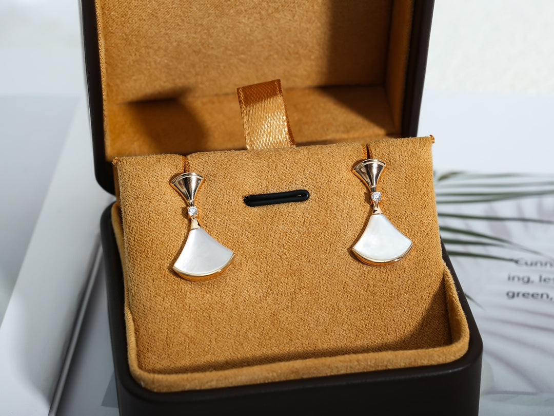 [Marin]DREAM MOP PINK GOLD EARRINGS