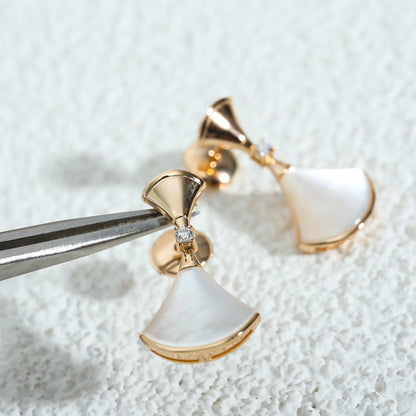 [Marin]DREAM MOP PINK GOLD EARRINGS