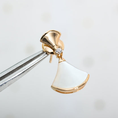 [Marin]DREAM MOP PINK GOLD EARRINGS