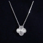 [Marin]CLOVER COLLIER LASER DIAMANT 15 MM ARGENT