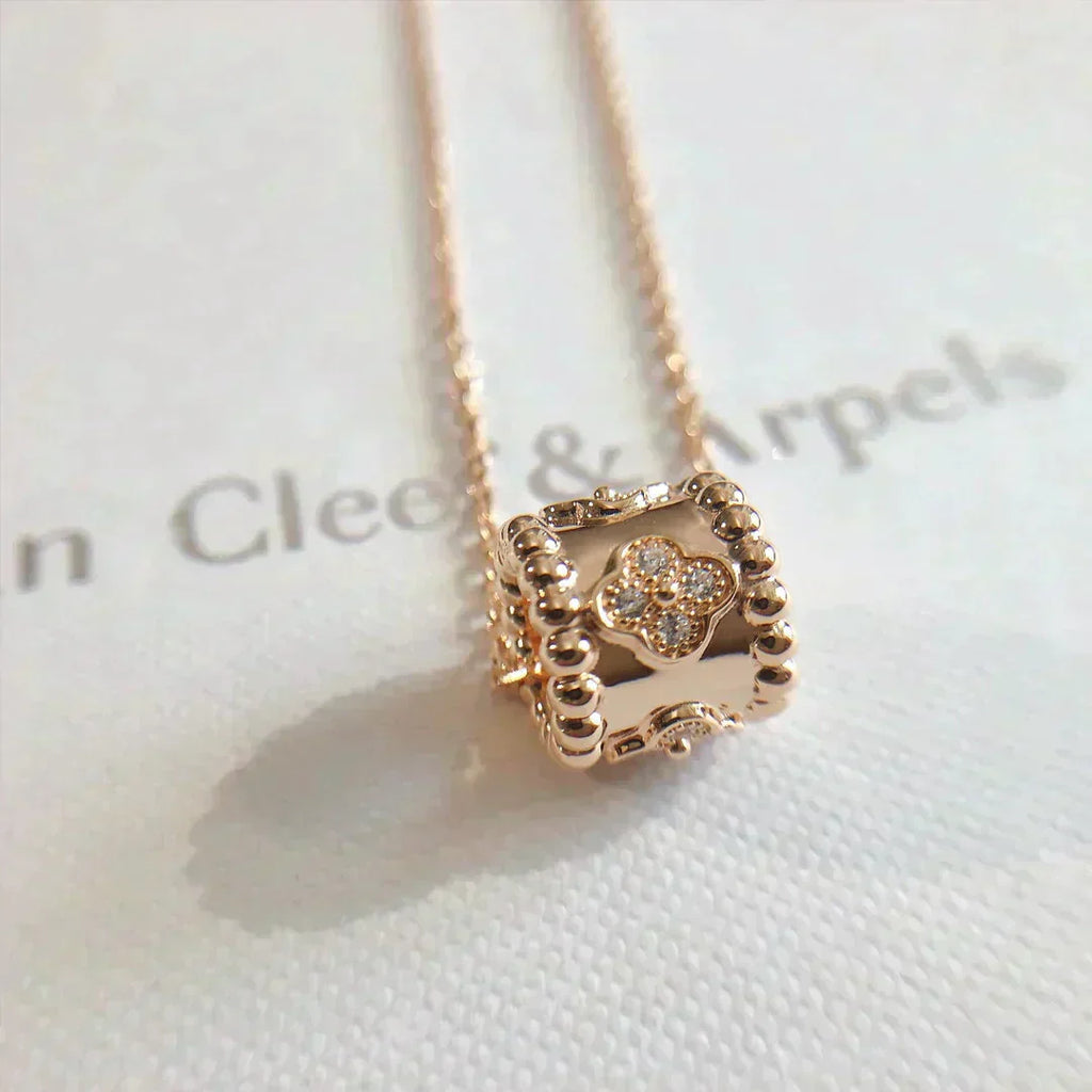 [Marin]PERLEE PEDANT NECKLACE GOLD / ROSE GOLD