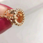 [Marin]PERLEE PEDANT NECKLACE GOLD / ROSE GOLD