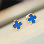 [Marin]CLOVER MINI 9.5MM TURQUOISE EARRINGS